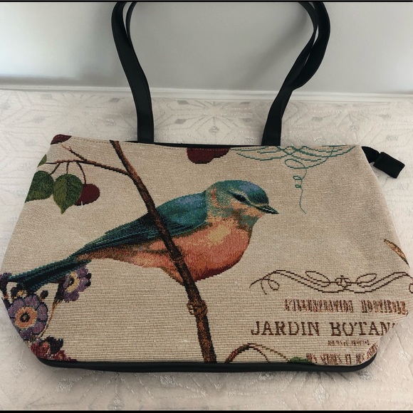 💕**NWOT** Jardin Botanique Nature Themed Purse💕 - Picture 2 of 4